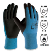 Latex Sandy Thermal Work Gloves Blue/Black, 2XL, 12 Pair Pack